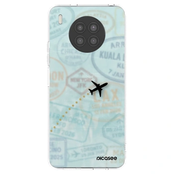 Picasee silikonska prozirna maskica za Huawei Nova 8i - FLIGHT PATH