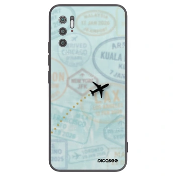 Picasee crna silikonska maskica za Xiaomi Poco M3 Pro 5G - FLIGHT PATH