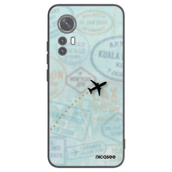 Picasee crna silikonska maskica za Xiaomi 12 - FLIGHT PATH