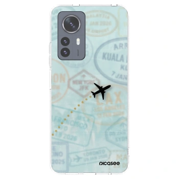 Picasee silikonska prozirna maskica za Xiaomi 12 Pro - FLIGHT PATH