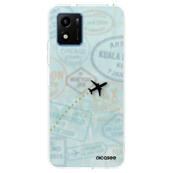 Picasee silikonska prozirna maskica za Vivo Y01 - FLIGHT PATH
