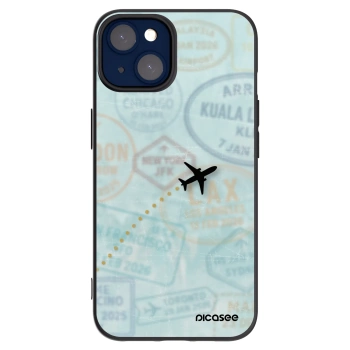 Picasee crna silikonska maskica za Apple iPhone 14 - FLIGHT PATH
