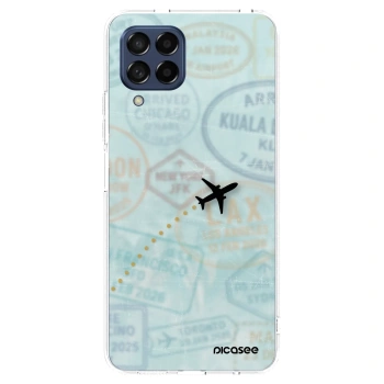 Picasee silikonska prozirna maskica za Samsung Galaxy M53 5G - FLIGHT PATH