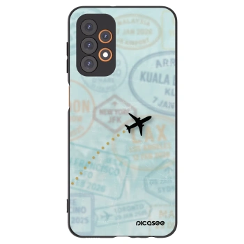 Picasee crna silikonska maskica za Samsung Galaxy A23 A236B 5G - FLIGHT PATH