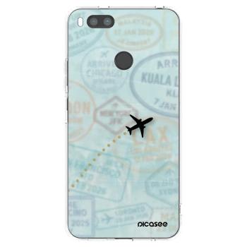 Picasee silikonska prozirna maskica za Xiaomi Redmi A1 - FLIGHT PATH