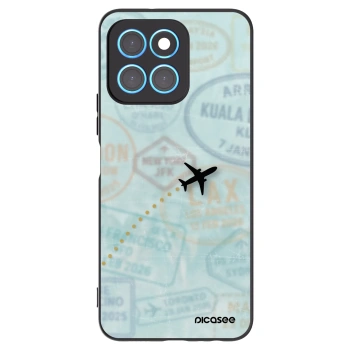 Picasee crna silikonska maskica za Honor X8 5G - FLIGHT PATH