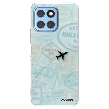 Picasee silikonska prozirna maskica za Honor X8 5G - FLIGHT PATH