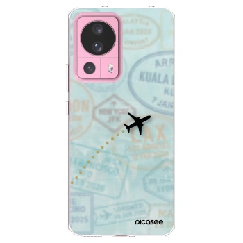 Picasee silikonska prozirna maskica za Xiaomi 13 Lite - FLIGHT PATH