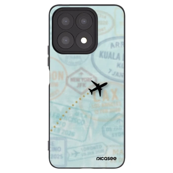 Picasee crna silikonska maskica za Honor X8a - FLIGHT PATH