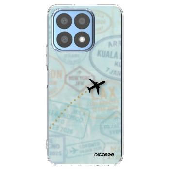 Picasee silikonska prozirna maskica za Honor X8a - FLIGHT PATH