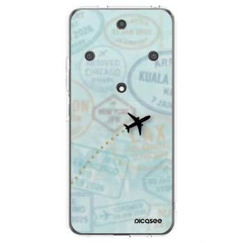 Picasee silikonska prozirna maskica za Honor Magic5 Lite 5G - FLIGHT PATH