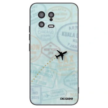 Picasee crna silikonska maskica za Xiaomi 13 - FLIGHT PATH