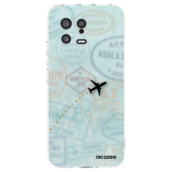Picasee silikonska prozirna maskica za Xiaomi 13 - FLIGHT PATH