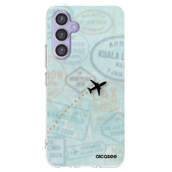 Picasee silikonska prozirna maskica za Samsung Galaxy A54 5G A546B - FLIGHT PATH