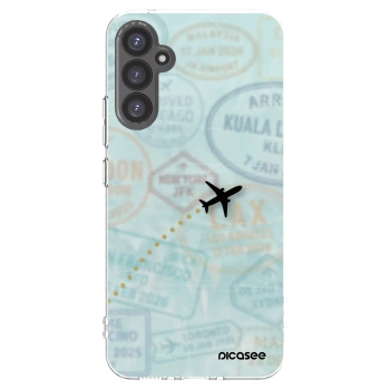 Picasee silikonska prozirna maskica za Samsung Galaxy A34 5G A346B - FLIGHT PATH