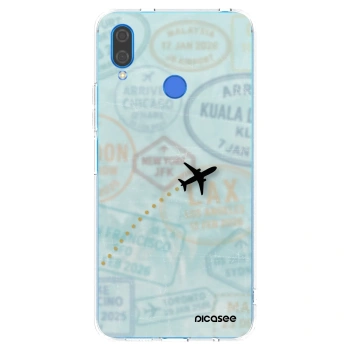 Picasee silikonska prozirna maskica za Huawei Nova 3i - FLIGHT PATH