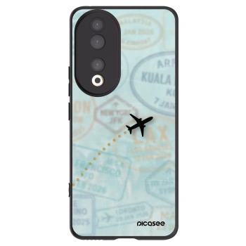 Picasee crna silikonska maskica za Honor 90 5G - FLIGHT PATH