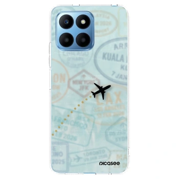 Picasee silikonska prozirna maskica za Honor 70 Lite - FLIGHT PATH