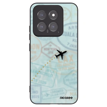 Picasee crna silikonska maskica za Xiaomi 14 - FLIGHT PATH