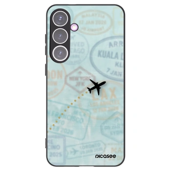 Picasee crna silikonska maskica za Samsung Galaxy S24+ S926B 5G - FLIGHT PATH