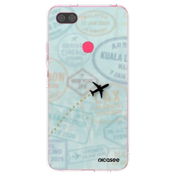 Picasee silikonska prozirna maskica za Xiaomi Mi 8 Lite - FLIGHT PATH