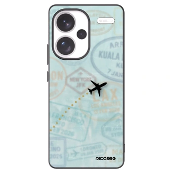 Picasee crna silikonska maskica za Xiaomi Redmi Note 13 Pro+ 5G - FLIGHT PATH