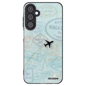 Picasee crna silikonska maskica za Samsung Galaxy A25 A256B 5G - FLIGHT PATH