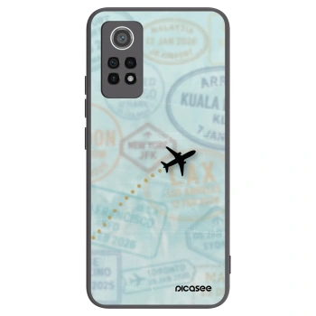 Picasee crna silikonska maskica za Xiaomi Redmi Note 12 Pro 4G - FLIGHT PATH