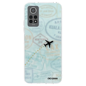 Picasee silikonska prozirna maskica za Xiaomi Redmi Note 12 Pro 4G - FLIGHT PATH