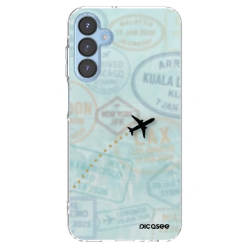 Picasee silikonska prozirna maskica za Samsung Galaxy A15 A156B 5G - FLIGHT PATH