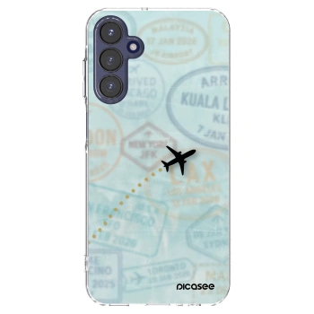 Picasee silikonska prozirna maskica za Samsung Galaxy A15 A155F 4G - FLIGHT PATH