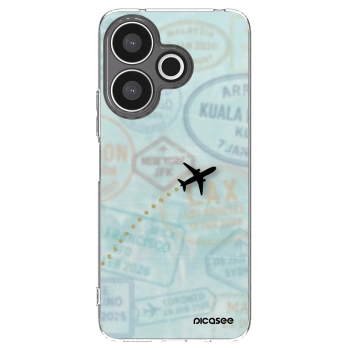 Picasee silikonska prozirna maskica za Xiaomi Redmi 13 4G - FLIGHT PATH