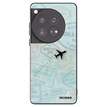 Picasee crna silikonska maskica za OnePlus 12 5G - FLIGHT PATH