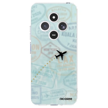 Picasee silikonska prozirna maskica za Xiaomi Redmi 14C - FLIGHT PATH