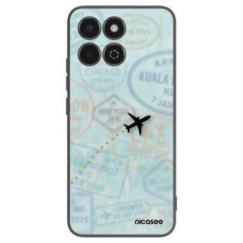 Picasee crna silikonska maskica za Honor 200 Smart 5G - FLIGHT PATH