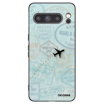 Picasee crna silikonska maskica za Google Pixel 8 Pro - FLIGHT PATH