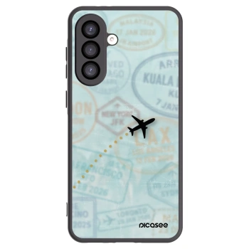 Picasee crna silikonska maskica za Samsung Galaxy A26 5G A266B - FLIGHT PATH