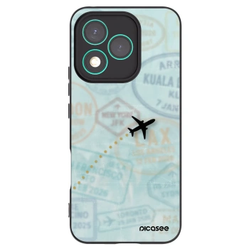 Picasee crna silikonska maskica za Honor 400 Lite 5G - FLIGHT PATH