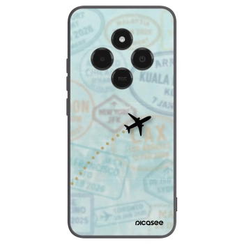 Picasee crna silikonska maskica za Xiaomi Poco C75 - FLIGHT PATH