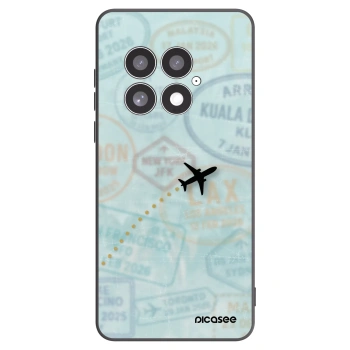 Picasee crna silikonska maskica za OnePlus 13 5G - FLIGHT PATH