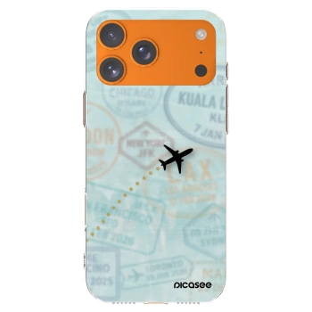 Picasee silikonska prozirna maskica za Apple iPhone 17 Pro Max - FLIGHT PATH