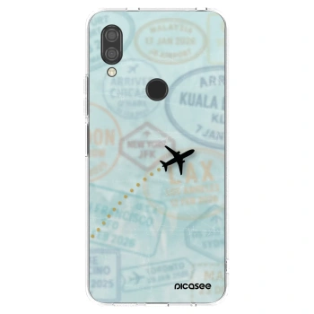 Picasee silikonska prozirna maskica za Xiaomi Redmi 7 - FLIGHT PATH