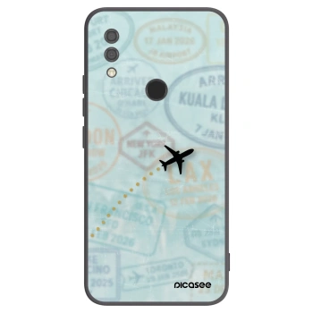 Picasee crna silikonska maskica za Xiaomi Redmi 7 - FLIGHT PATH