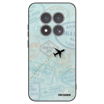 Picasee crna silikonska maskica za Xiaomi Redmi Note 15 Pro 4G - FLIGHT PATH