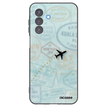 Picasee crna silikonska maskica za Samsung Galaxy A17 5G - FLIGHT PATH