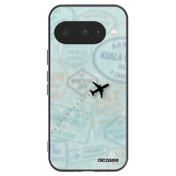 Picasee crna silikonska maskica za Google Pixel 10 - FLIGHT PATH