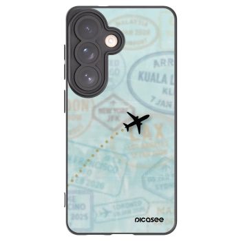 Picasee crna silikonska maskica za Samsung Galaxy S26 - FLIGHT PATH