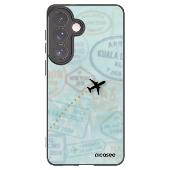 Picasee crna silikonska maskica za Samsung Galaxy S26+ - FLIGHT PATH