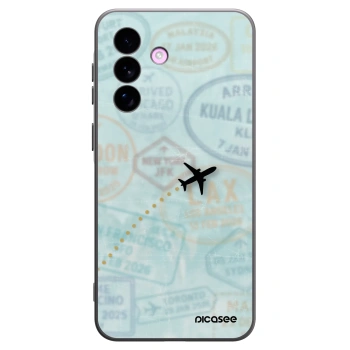 Picasee crna silikonska maskica za Samsung Galaxy A57 5G - FLIGHT PATH