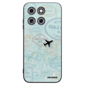 Picasee crna silikonska maskica za Motorola Moto G77 - FLIGHT PATH